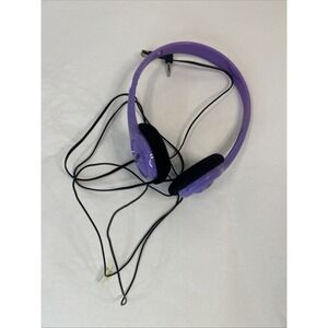 Koss Portable On-Ear Headphones with Adjustable Violet Headband Works